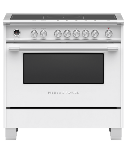 Fisher & Paykel OR36SCI6W1 36" Series 9 Classic Induction Range – White
