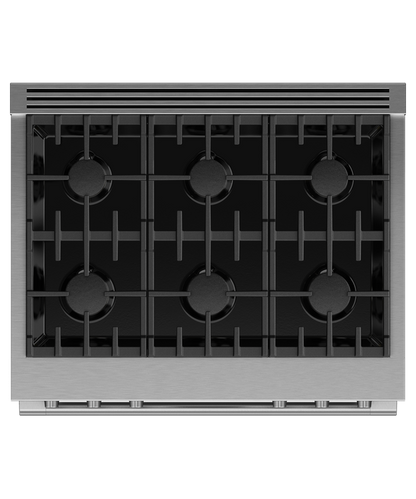Fisher & Paykel RDV3-366-L 36" Professional Dual Fuel Range – Stainless Steel