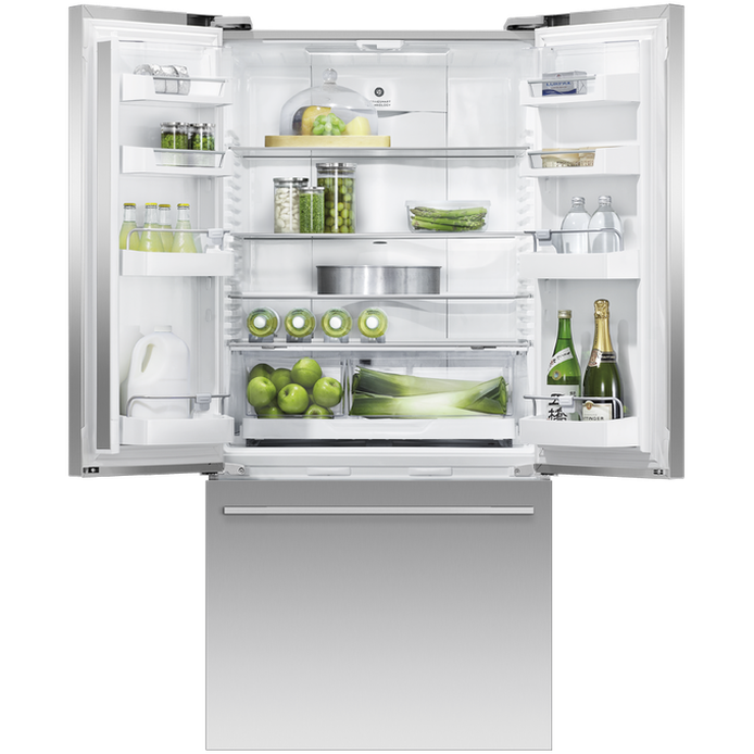 Fisher & Paykel RF170ADX4 N 17 cu. ft. French Door Refrigerator - No Ice or Water