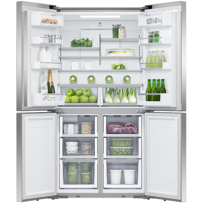 Fisher & Paykel RF203QDUVX1 18.9 cu. ft. Quad Door Refrigerator Freezer – Stainless Steel