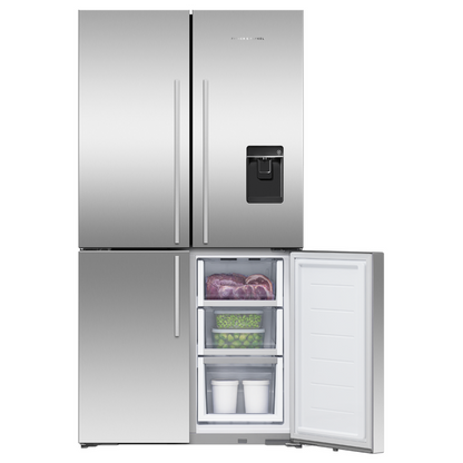 Fisher & Paykel RF203QDUVX1 18.9 cu. ft. Quad Door Refrigerator Freezer – Stainless Steel