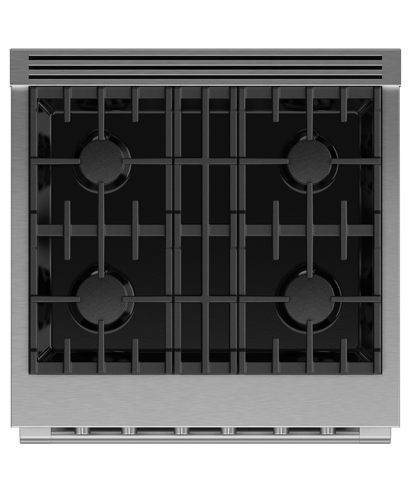 Fisher & Paykel RGV3-304-N 30" Professional Gas Range – Stainless Steel