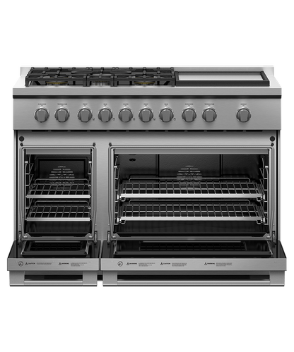 Fisher & Paykel RGV3-485GD-N 48" Professional Gas Range with Griddle – Stainless Steel