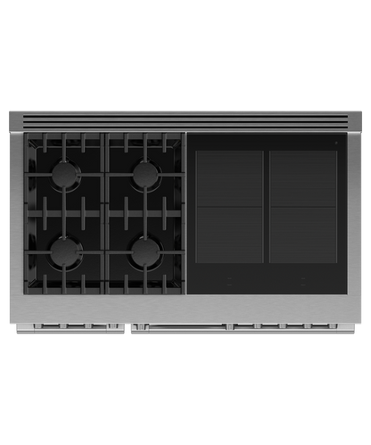 Fisher & Paykel RHV3-484-N 48" Professional Dual Fuel Hybrid Range – Stainless Steel