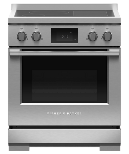 Fisher & Paykel RIV3-304 30" Professional Induction Range, SmartZone, Self-Cleaning – Stainless Steel