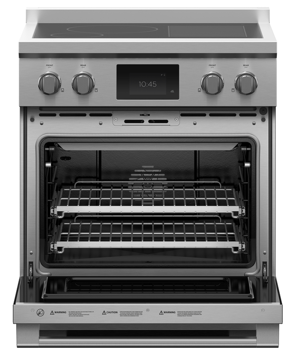 Fisher & Paykel RIV3-304 30" Professional Induction Range, SmartZone, Self-Cleaning – Stainless Steel