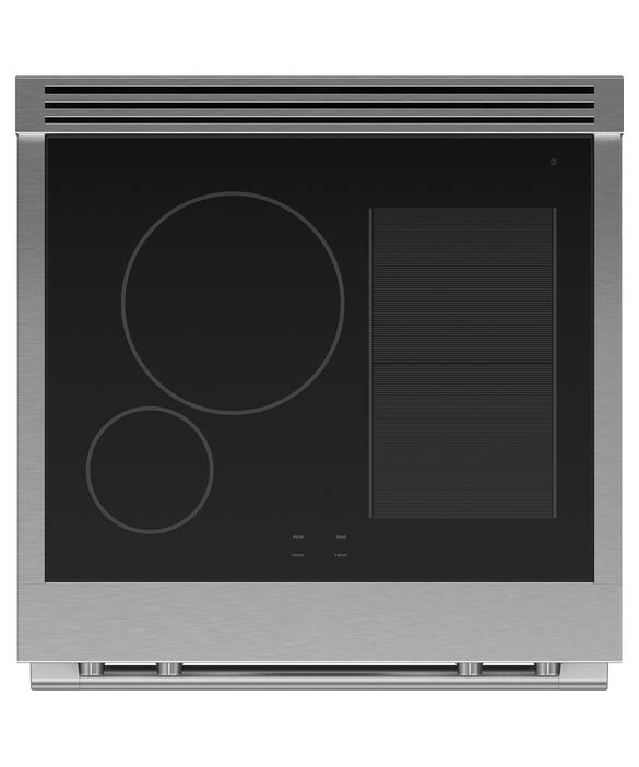 Fisher & Paykel RIV3-304 30" Professional Induction Range, SmartZone, Self-Cleaning – Stainless Steel