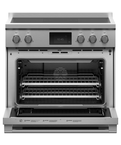 Fisher & Paykel RIV3-365 36" Professional Induction Range – Stainless Steel