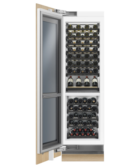 Fisher & Paykel RS2484VL2K1 24″ Series 11 Panel-Ready Integrated Column Wine Cabinet