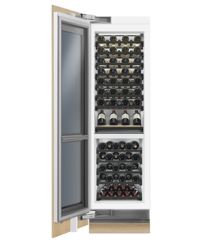 Fisher & Paykel RS2484VL2K1 24″ Series 11 Panel-Ready Integrated Column Wine Cabinet