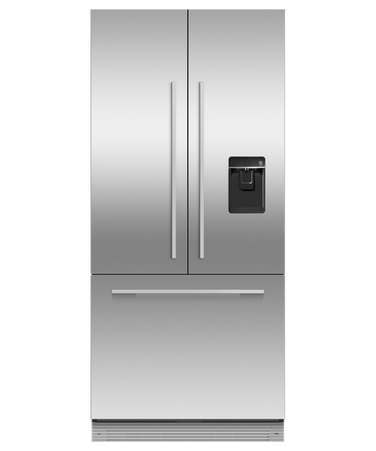 Fisher & Paykel RS32A72U1 32" Series 7 Panel-Ready Integrated French Door Refrigerator Freezer with Ice & Water 72" tall