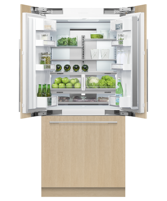 Fisher & Paykel RS36A80J1 N 36″ Series 7 Panel-Ready Integrated French Door Refrigerator Freezer with Ice