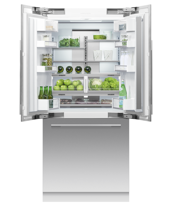 Fisher & Paykel RS36A80J1 N 36″ Series 7 Panel-Ready Integrated French Door Refrigerator Freezer with Ice