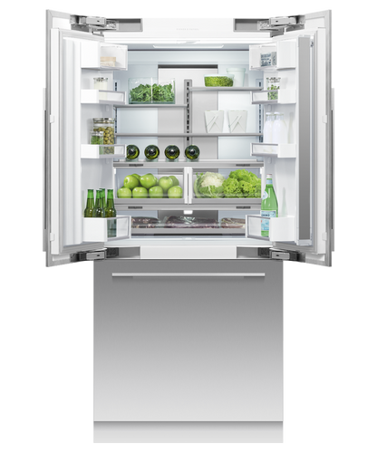 Fisher & Paykel RS36A80J1 N 36″ Series 7 Panel-Ready Integrated French Door Refrigerator Freezer with Ice