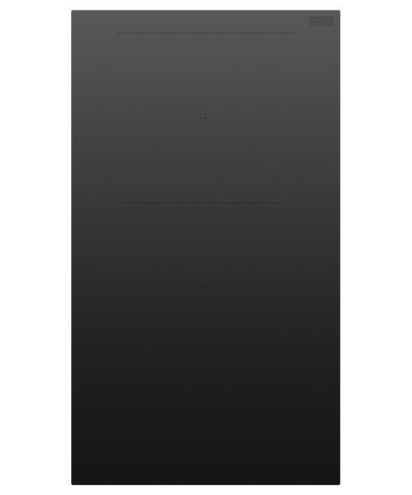 Fisher & Paykel CI122DB1 12" Modular Induction Cooktop with SmartZone - Black Glass