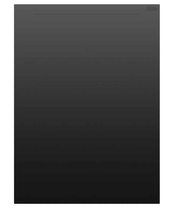 Fisher & Paykel CI152DB1 15" Modular Induction Cooktop with SmartZone - Black Glass