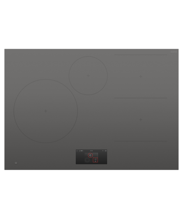 Fisher & Paykel CI304DTTG1 30" Induction Cooktop with 4 Zones & SmartZone - Grey Glass