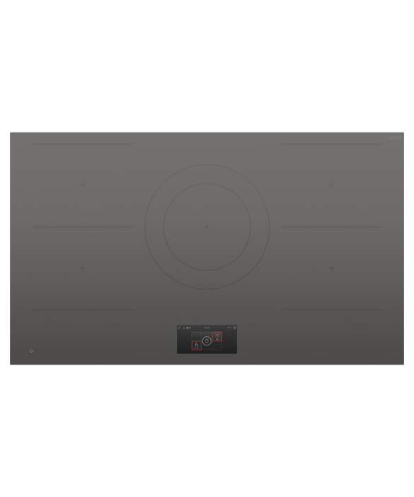 Fisher & Paykel CI365DTTG1 36" Induction Cooktop with 5 Zones & SmartZone - Grey Glass