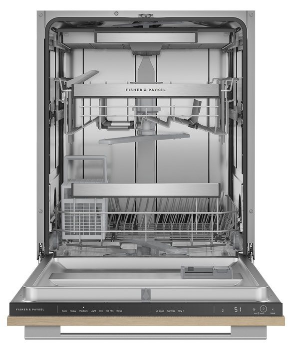 Fisher & Paykel DW24U2I3 24" Series 7 Integrated Tall Dishwasher - Panel Ready