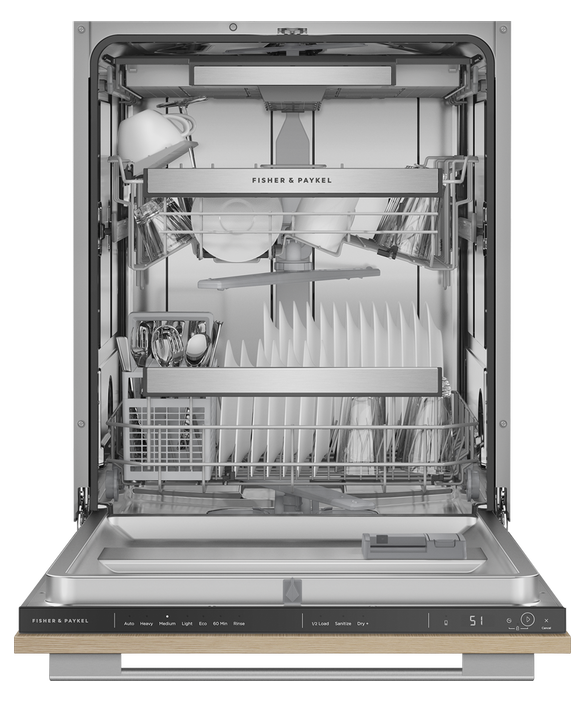 Fisher & Paykel DW24U2I3 24" Series 7 Integrated Tall Dishwasher - Panel Ready