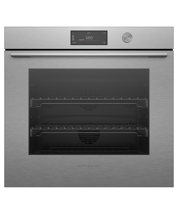 Fisher & Paykel OB30SCPUDX3 30" Series 9 Contemporary Built-In Oven – Silver Glass