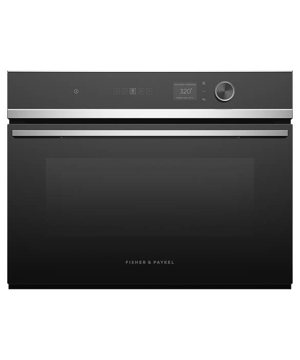 Fisher & Paykel OM24NDLX1 24" Compact Convection Speed Oven - Stainless Steel