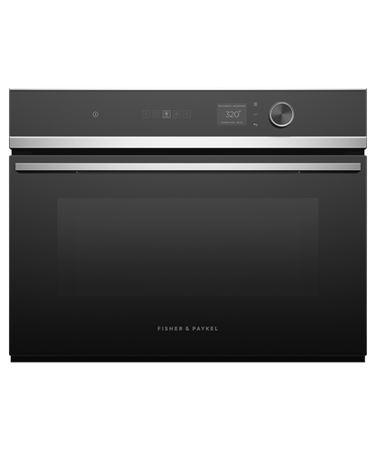 Fisher & Paykel OM24NDLX1 24" Compact Convection Speed Oven - Stainless Steel