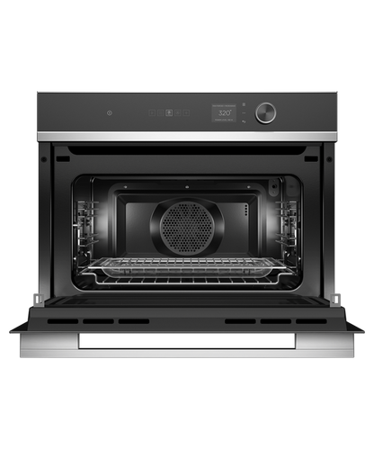 Fisher & Paykel OM24NDLX1 24" Compact Convection Speed Oven - Stainless Steel