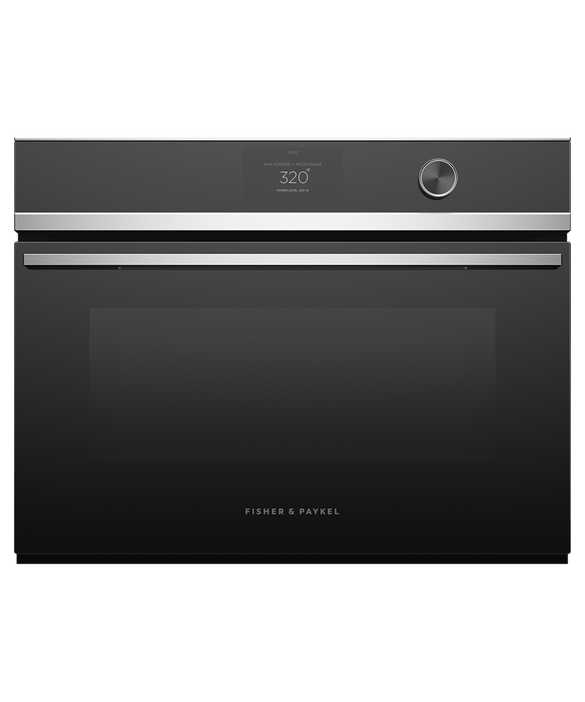 Fisher & Paykel OM24NDTDX1 24" Compact Convection Speed Oven - Stainless Steel