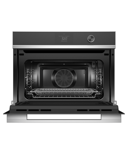Fisher & Paykel OM24NDTDX1 24" Compact Convection Speed Oven - Stainless Steel