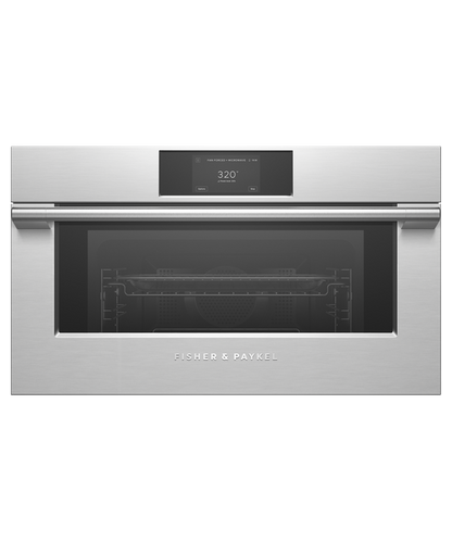 Fisher & Paykel OM30NPTX3 30" Professional Compact Convection Speed Oven - Stainless Steel