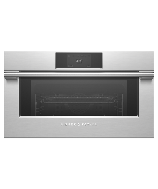 Fisher & Paykel OM30NPTX3 30" Professional Compact Convection Speed Oven - Stainless Steel