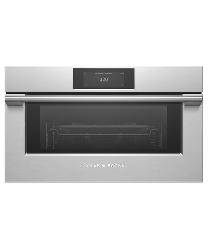 Fisher & Paykel OM30NPUX3 30" Professional Compact Convection Speed Oven - Stainless Steel