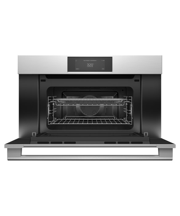 Fisher & Paykel OM30NPUX3 30" Professional Compact Convection Speed Oven - Stainless Steel