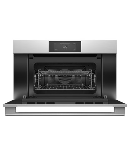Fisher & Paykel OM30NPUX3 30" Professional Compact Convection Speed Oven - Stainless Steel