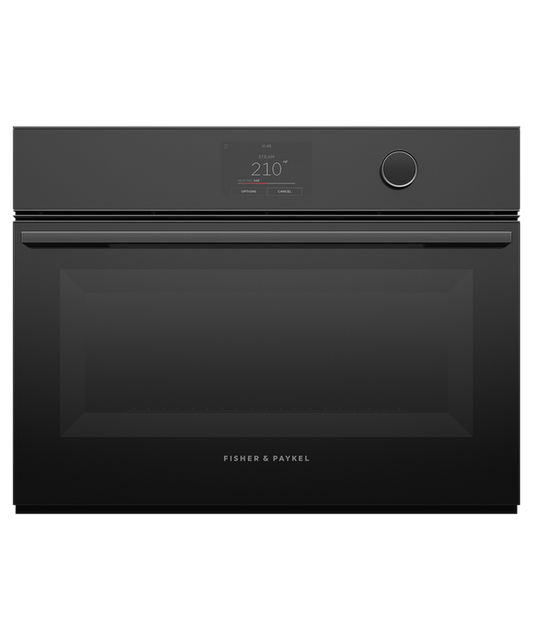 Fisher & Paykel OS24NMTDB1 24" Compact Combination Steam Oven - Black Glass