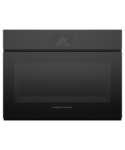 Fisher & Paykel OS24NMTNB1 24" Compact Handleless Steam Oven
