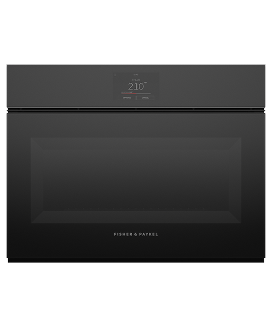 Fisher & Paykel OS24NMTNB1 24" Compact Handleless Steam Oven