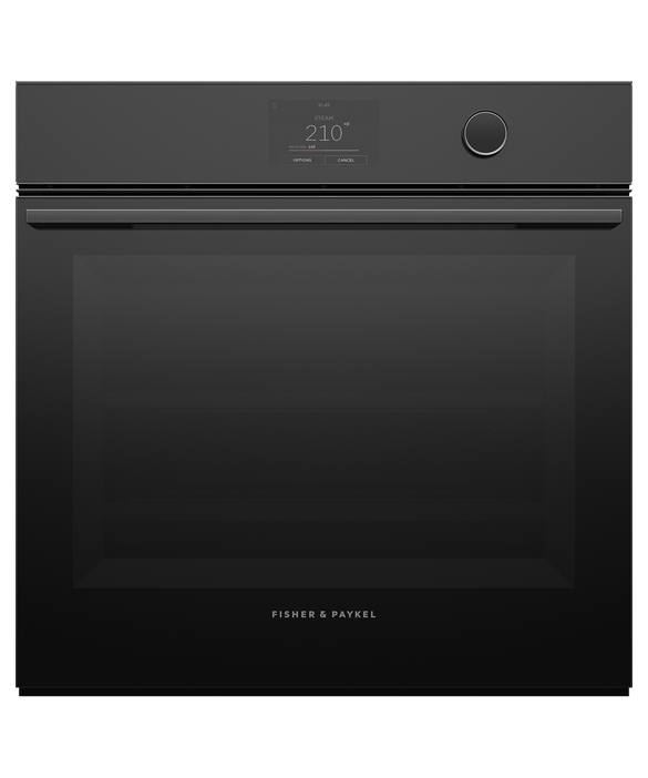 Fisher & Paykel OS24SMTDB1 24" Combination Steam Oven - Black Glass