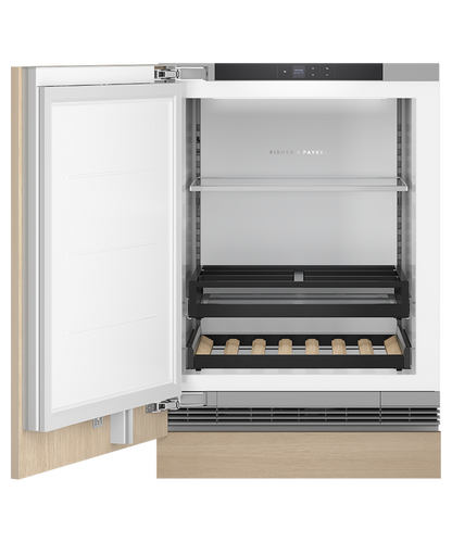 Fisher & Paykel RS2435SBL1 24" Series 9 Panel-Ready Integrated Beverage Center Solid Door
