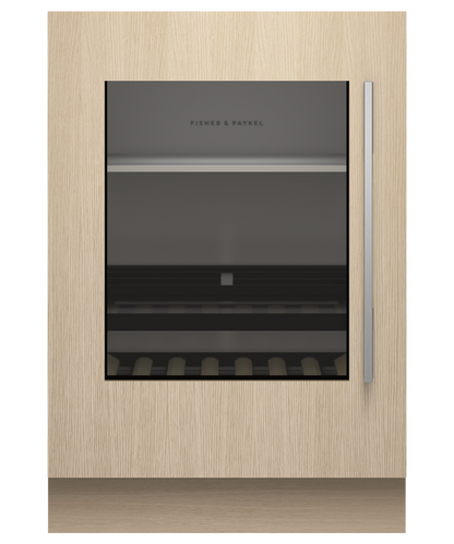 Fisher & Paykel RS2435SBLT1 24" Series 9 Panel-Ready Integrated Beverage Center with Glass Door