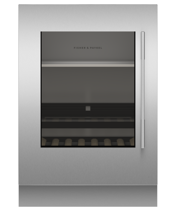 Fisher & Paykel RS2435SBLT1 24" Series 9 Panel-Ready Integrated Beverage Center with Glass Door