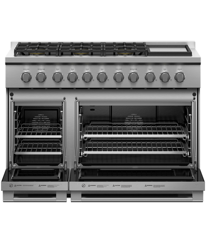 Fisher & Paykel RGV3-486GD-N 48" Professional Gas Range with Griddle – Stainless Steel