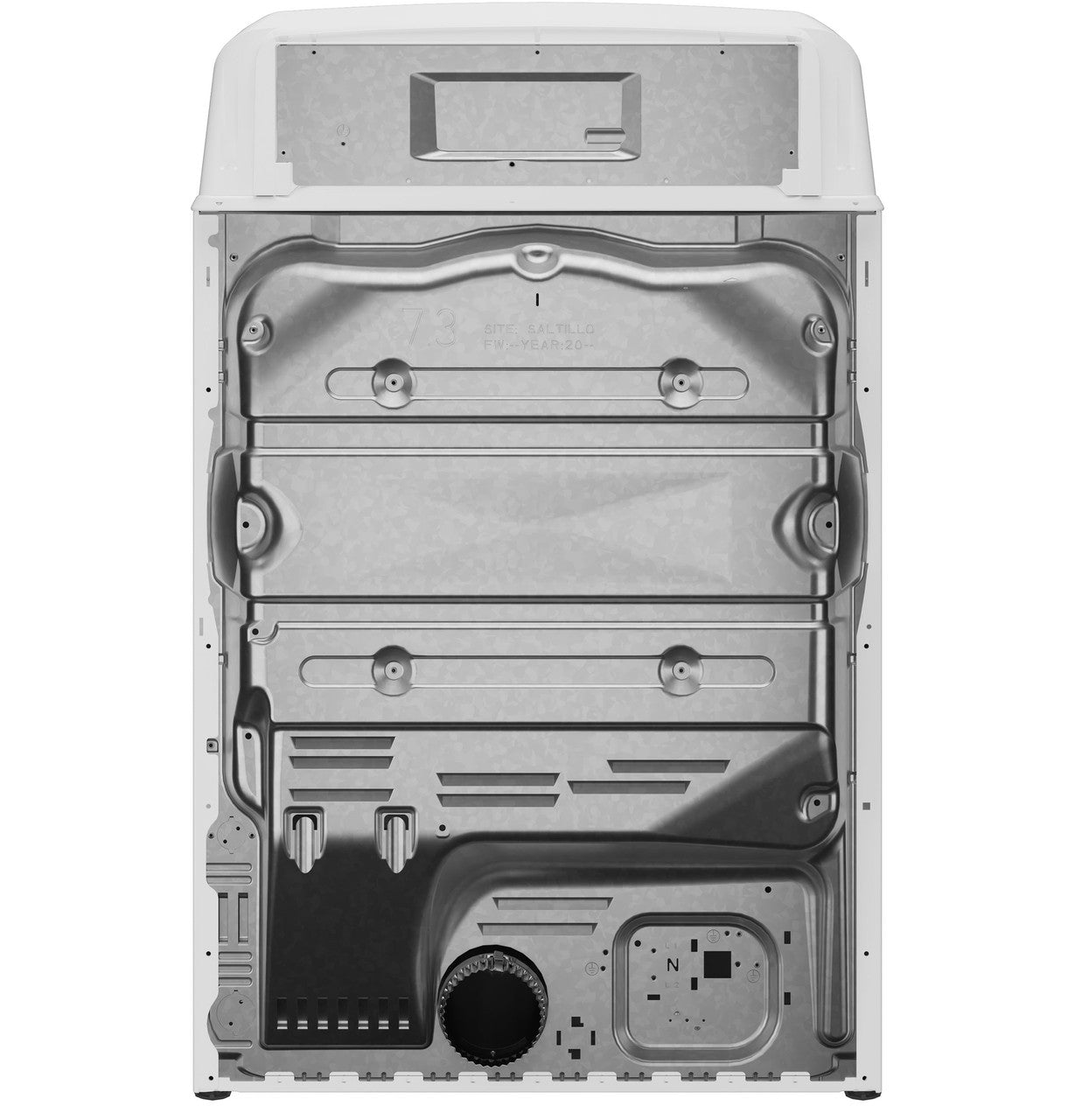 GE GTD38GASWWS 27" Gas Dryer 7.2 Cu. Ft. with Auto Dry & 120 Ft. Venting – White
