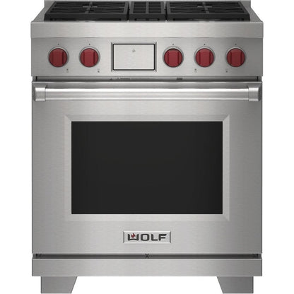 Wolf 30" Dual Fuel Range - 4 Burners DF30450/S/P