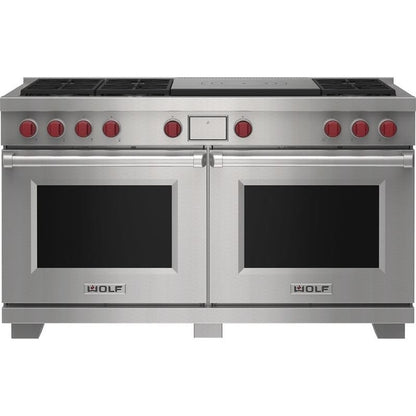 Wolf DF60650F/S/P 60″ Dual Fuel Range with Infrared French Top
