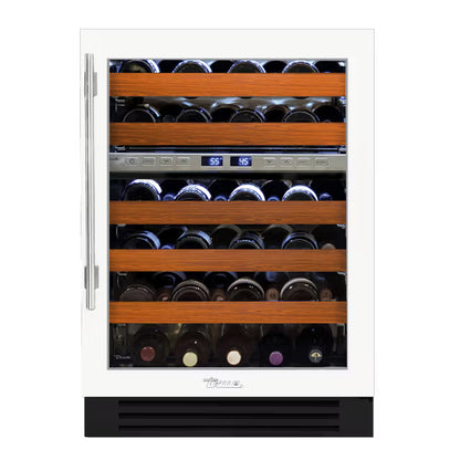 True TWC-24DZ-R-SG-C 24" Dual Zone Wine Cabinet – Stainless Steel Glass