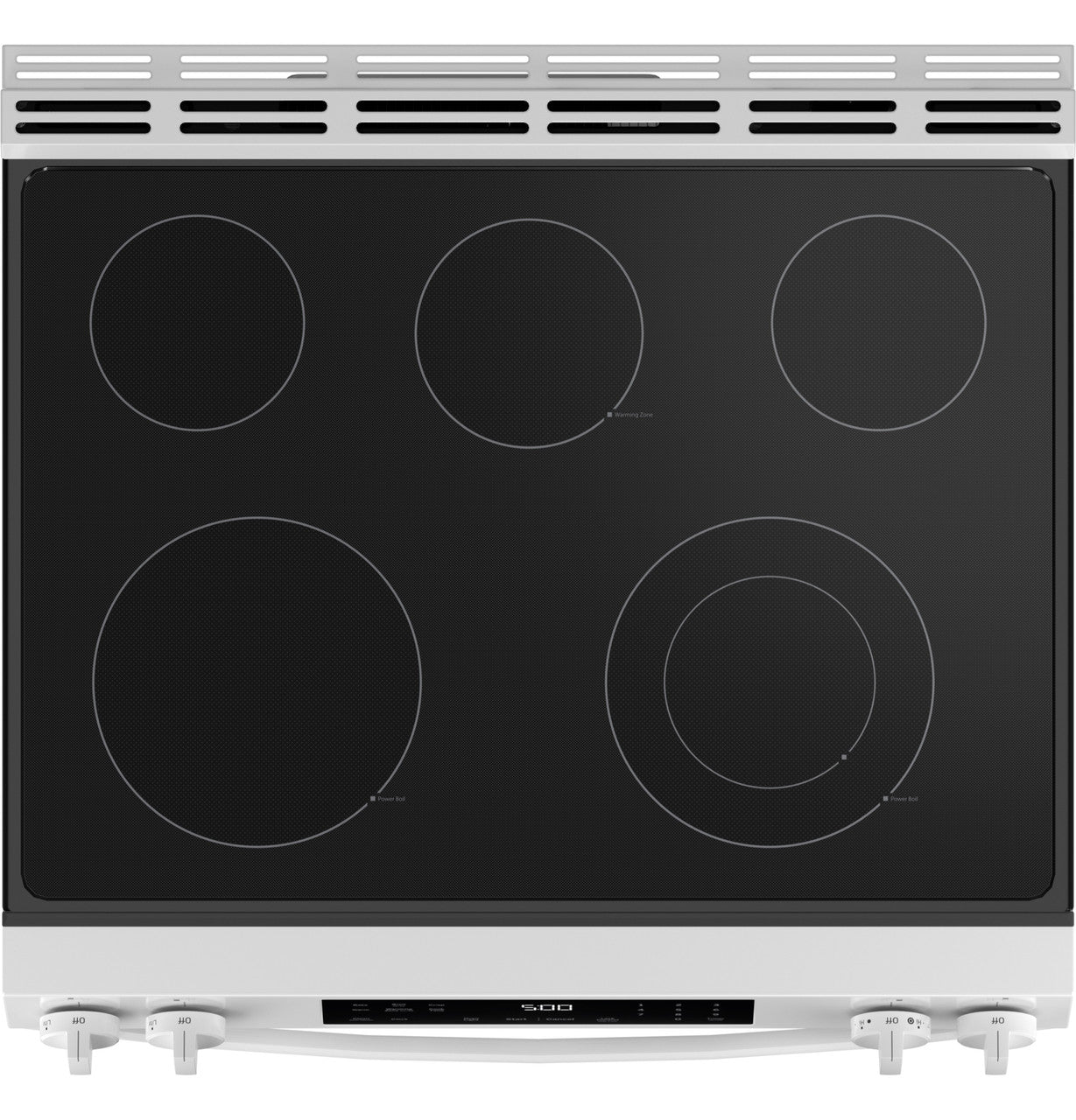 GE GRS500PVWW 30" ENERGY STAR® Slide-In Electric Range – White