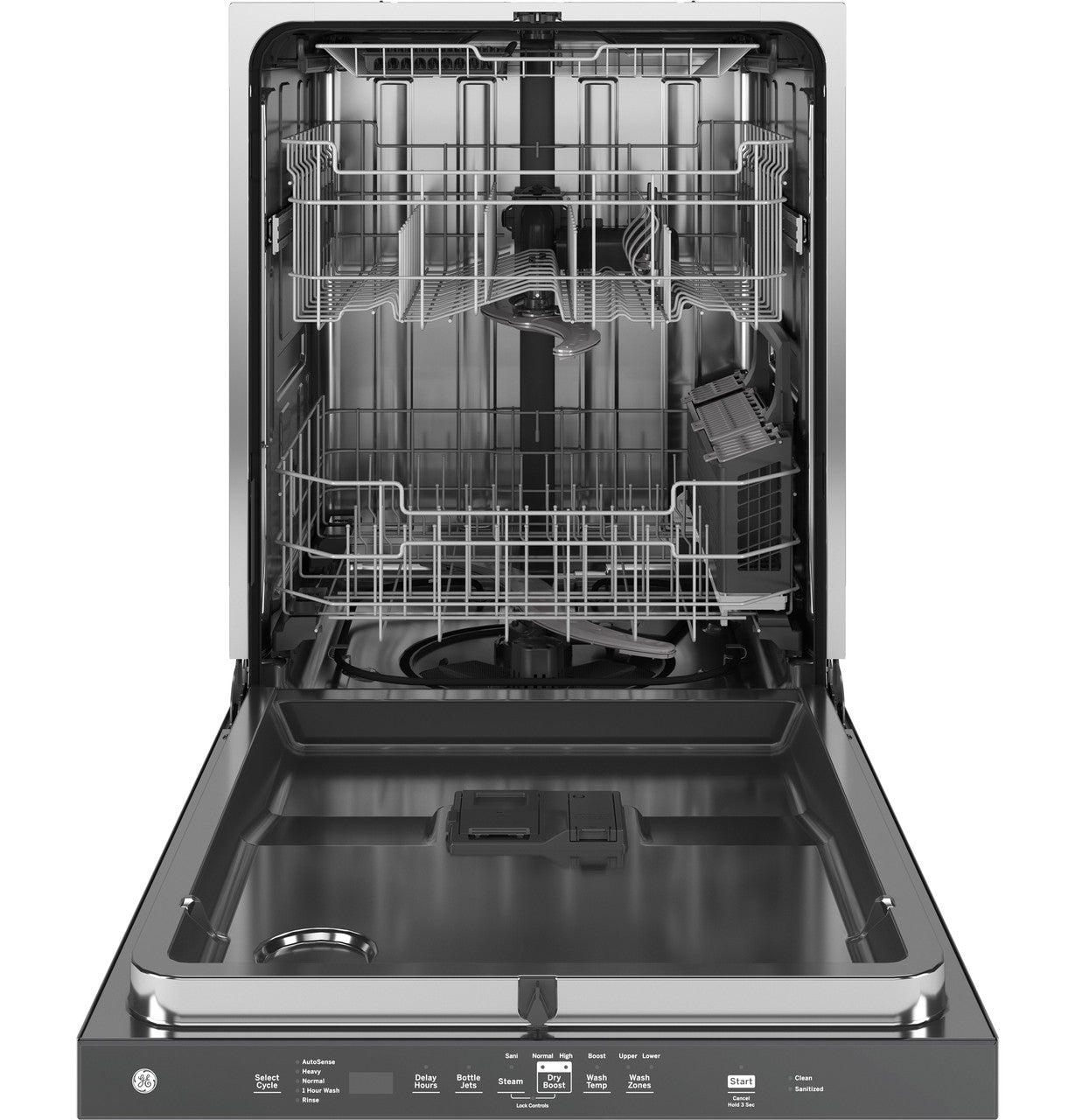 GE GDP670SYVFS 24" ENERGY STAR® Top Control Dishwasher – Fingerprint Resistant Stainless Steel