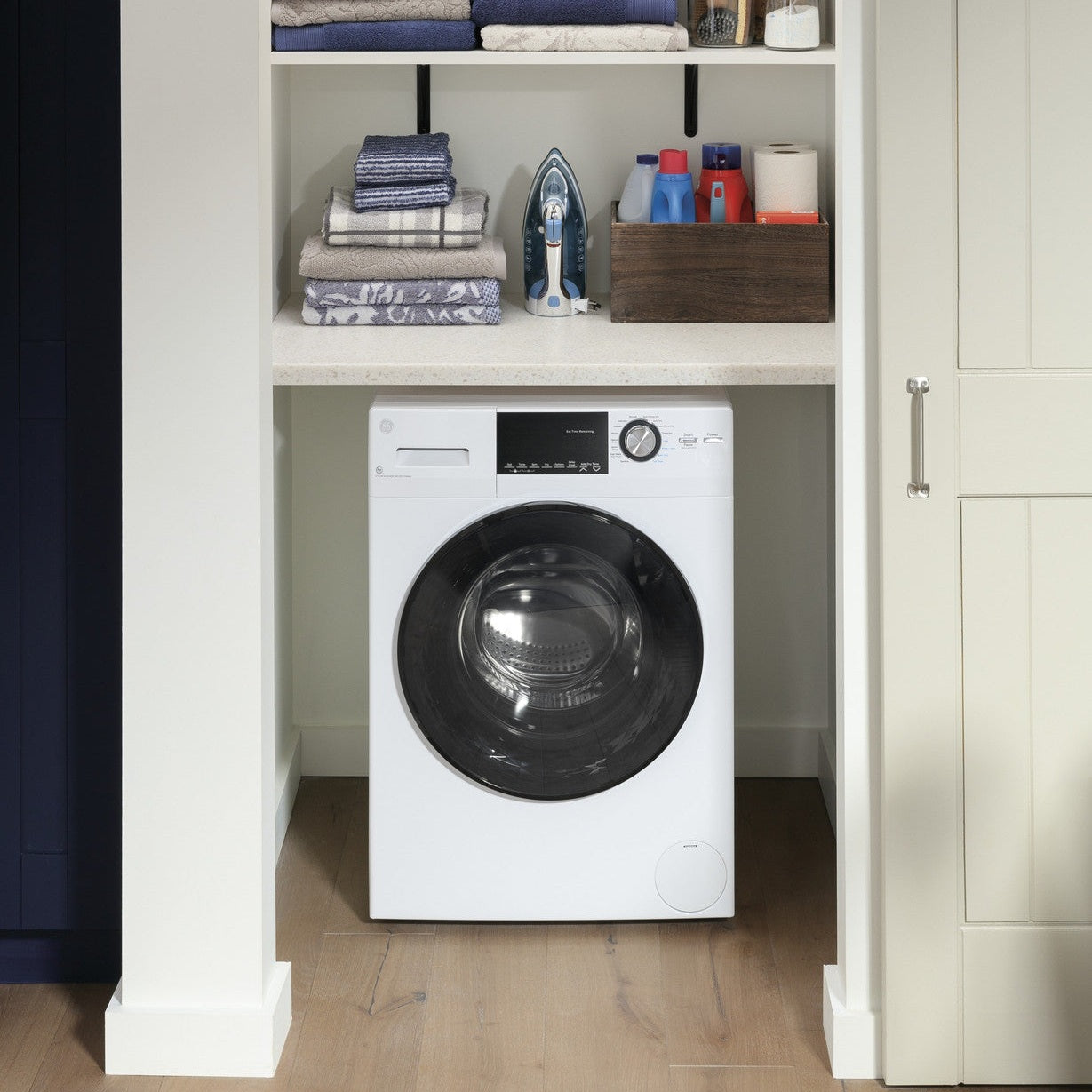 GE GFQ14ESSNWW 24" Front Load Washer Dryer Combo 2.4 Cu. Ft. – White